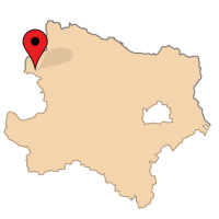 ligging van Bruderndorf