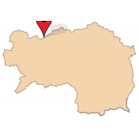 ligging van Bungalowsiedlung