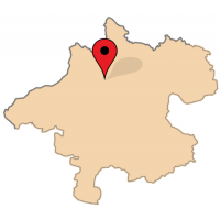 ligging van Erleinsdorf