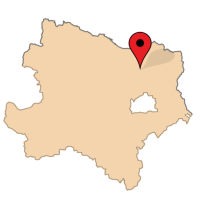 ligging van Ernstbrunn