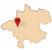 ligging van Frankenburg