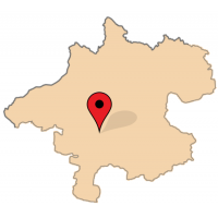 ligging van Fraunsdorf