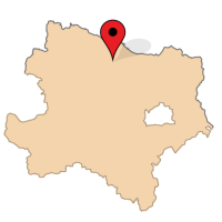 ligging van Gauderndorf
