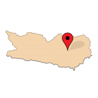 ligging van Glandorf