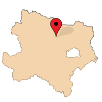 ligging van Glaubendorf