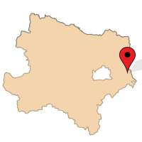 ligging van Groißenbrunn