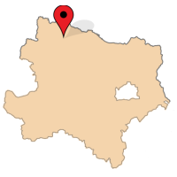 ligging van Groß-Siegharts