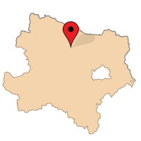 ligging van Grübern