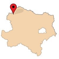 ligging van Grünbach