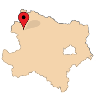 ligging van Gutenbrunn