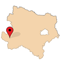 ligging van Hiesbach