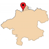 ligging van Hinterleithen