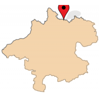 ligging van Hinterweissenbach