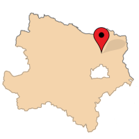 ligging van Hornsburg