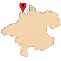 ligging van Hötzmannsdorf