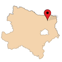 ligging van Hüttendorf