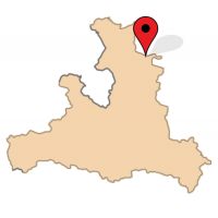 ligging van Hüttenstein