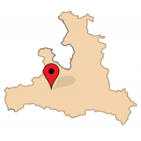ligging van Kaprun