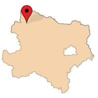 ligging van Kleinschönau