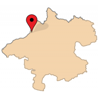 ligging van Kleinwiesenhart