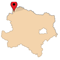 ligging van Kollersdorf