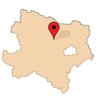 ligging van Königsbrunn