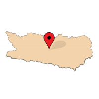 ligging van Laastadt