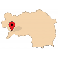 ligging van Lutzmannsdorf