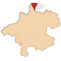 ligging van Minihof