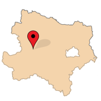 ligging van Mödelsdorf