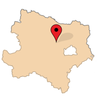 ligging van Mollersdorf