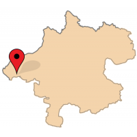ligging van Moosdorf