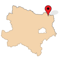 ligging van Neugebäude