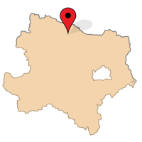 ligging van Nonnersdorf