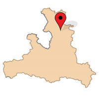 ligging van Oberasch