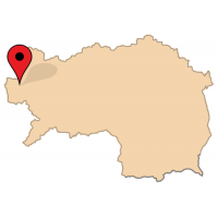 ligging van Oberhausberg