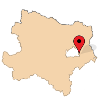 ligging van Oberhausen