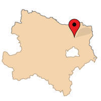 ligging van Oberkreuzstetten