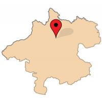 ligging van Oberrudling
