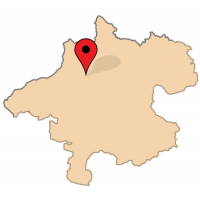 ligging van Oberrühringsdorf
