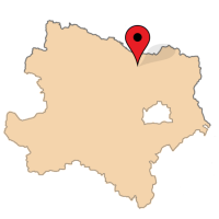 ligging van Oberstinkenbrunn