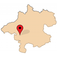 ligging van Palmsdorf