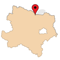 ligging van Pfaffendorf