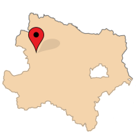 ligging van Pfaffings