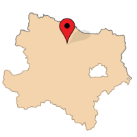 ligging van Sachsendorf