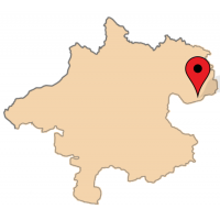 ligging van Saxendorf