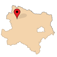 ligging van Sprögnitz