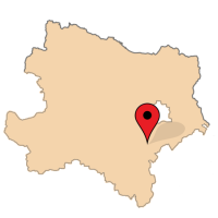 ligging van Teesdorf