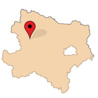 ligging van Teichmanns