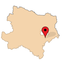 ligging van Velm